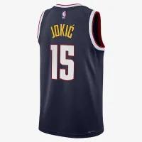 Nikola Jokić Denver Nuggets 2024/25 Icon Edition Big детские Nike NBA Swingman Jersey синий