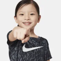 Nike Dri-FIT Veneer Toddler Bike шорти комплект колір чорний