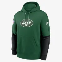 New York Jets Logo Team Issue Club чоловічі Nike NFL Pullover Толстовка з капюшоном колір чорний