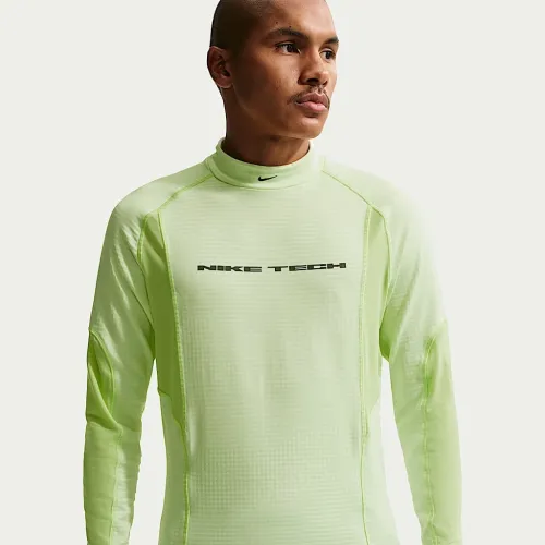 Nike Tech мужские Base Layer Long Sleeve Top Yellow