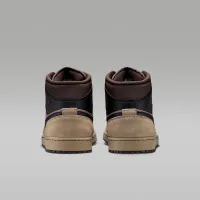 Nike Air Jordan 1 Mid чоловічі Кросівки колір коричневий