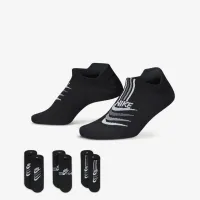 Nike Everyday Plus Lightweight женская No-Show тренировочные носки (3 пары) многоцветный