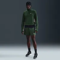 Nike Trail мужские Dri-FIT 1/2-Zip Mid Layer Top цвет зеленый