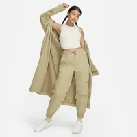 Nike Sportswear Chill Knit женская Tight Cropped Mini-Rib Tank Top цвет коричневый