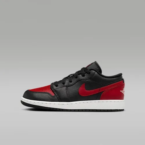 Nike Air Jordan 1 Low Big дитячі Кросівки колір чорний