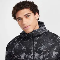 Nike Tech Windrunner чоловічі Fleece Full-Zip Толстовка з капюшоном колір сірий