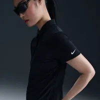 Nike Victory жіноча Dri-FIT Short-Sleeve для гольфу Polo колір чорний