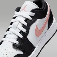 Nike Air Jordan 1 Low Big детские Кроссовки цвет белый