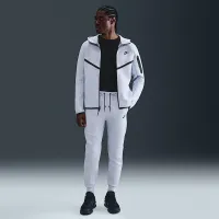 Nike Tech мужские Full-Zip Windrunner Толстовка с капюшоном цвет серый