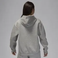 Nike Jordan Brooklyn Fleece жіноча Pullover Толстовка з капюшоном колір сірий
