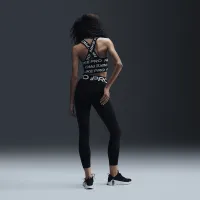 Nike Pro жіноча Bandage Tank Top колір чорний
