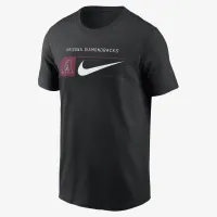Arizona Diamondbacks Team Swoosh Lockup чоловічі Nike MLB футболка колір чорний
