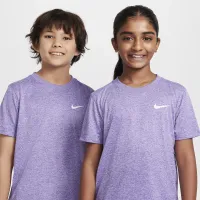 Nike Legend Big дитячі Dri-FIT футболка колір фіолетовий