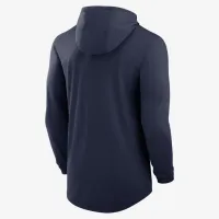 Nike Michigan Wolverines мужские Jordan Brand Dri-FIT College Long-Sleeve Hooded футболка синий