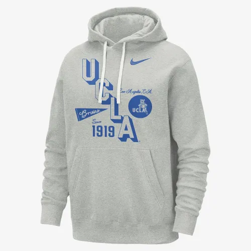 UCLA Club чоловічі Nike College Толстовка з капюшоном колір коричневий