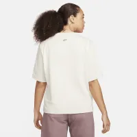 Nike Sportswear Heritage женская Boxy Tee цвет коричневый
