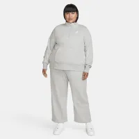 Nike Sportswear Club Fleece жіноча 1/2-Zip світшот (великі розміри) колір сірий