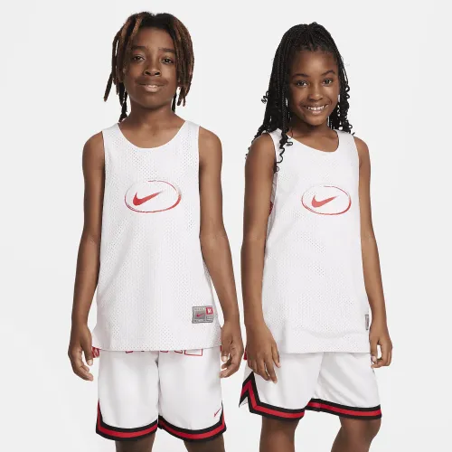 Nike Culture of баскетбольні Big дитячі Reversible Jersey колір білий