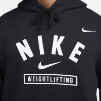 Nike чоловічі Weightlifting Pullover Толстовка з капюшоном колір чорний