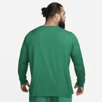 Nike Sportswear Club Men's Long-Sleeve T-Shirt Green