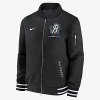 Baltimore Orioles Authentic Collection City Connect мужские Nike MLB Full-Zip Bomber Куртка цвет черный