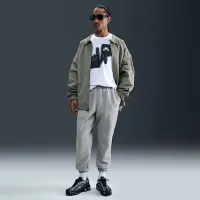 Nike Club мужские Cuffed Brushed Fleece Pants цвет серый