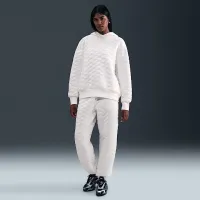 Nike Sportswear Phoenix Fleece жіноча Loose Jacquard Pullover Толстовка з капюшоном колір білий
