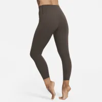 Nike Zenvy женская Gentle-Support С высокой Талией 7/8 лосины цвет коричневый
