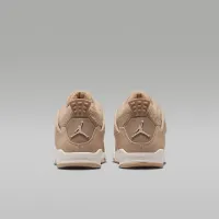 Nike Jordan 4 Retro Little детские Кроссовки цвет коричневый