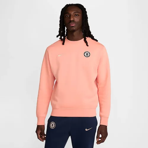 Chelsea FC Club Special Edition мужские Nike Soccer Crew-Neck свитшот Orange