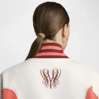 Nike Serena Williams Design Crew жіноча оверсайз Bomber Куртка колір білий