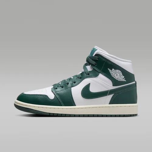 Nike Air Jordan 1 Mid жіноча Кросівки колір білий