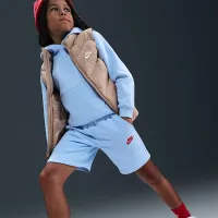 Nike Sportswear Club Fleece Big дитячі French Terry шорти блакитний