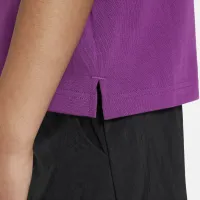 Nike Sportswear Big дитячі (Girls') Short-Sleeve Top колір фіолетовий