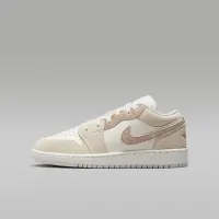 Nike Air Jordan 1 Low SE Big детские Кроссовки цвет коричневый