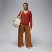 Nike Jordan жіноча Distressed Cardigan колір червоний
