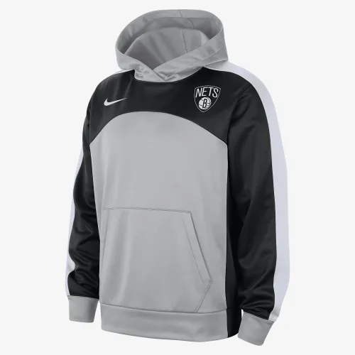 Brooklyn Nets Starting 5 мужские Nike Therma-FIT NBA Graphic Толстовка с капюшоном цвет серый