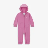 Nike Essentials Baby (0-9M) Hooded Coverall Pink