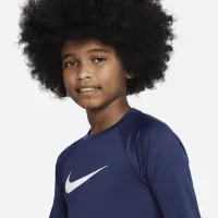 Nike Dri-FIT Big детские (для мальчиков) Short-Sleeve Hydroguard синий