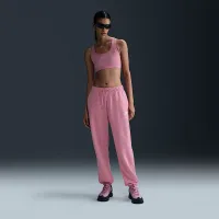 Nike Sportswear Club Fleece женская Mid-Rise оверсайз Sweatpants Pink