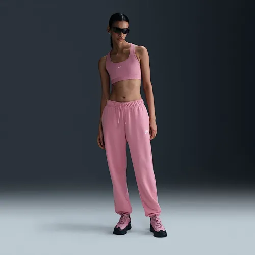 Nike Sportswear Club Fleece женская Mid-Rise оверсайз Sweatpants Pink