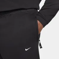 Nike Solo Swoosh мужские Open-Hem Fleece Pants цвет черный
