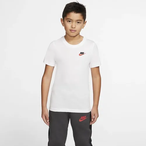 Nike Sportswear Big детские футболка цвет белый