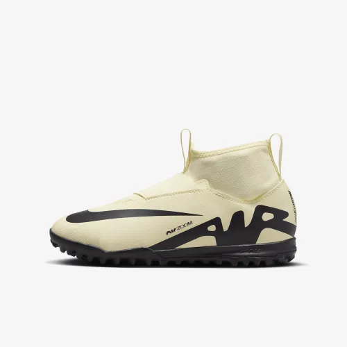 Nike Jr. Mercurial Superfly 9 Academy Little/Big дитячі Turf High-Top Soccer Кросівки Yellow