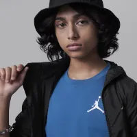Nike Jordan Jumpman Air Big детские Embroideцвет красный футболка синий