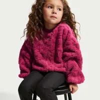 Nike Cozy Little дитячі 2-Piece Flaколір червоний лосіни комплект колір чорний