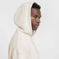 Nike Club Fleece мужские оверсайз French Terry Pullover Толстовка с капюшоном цвет коричневый