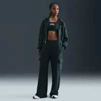 Nike Sportswear Phoenix Fleece жіноча Cargo Sweatpants колір зелений