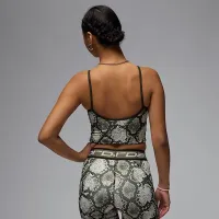 Nike Jordan Sport женская Printed Cropped Tank цвет зеленый