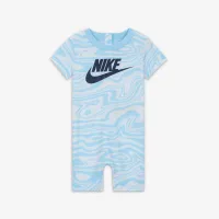 Nike Sportswear Paint Your Future Baby (0-9M) Tee Romper блакитний
